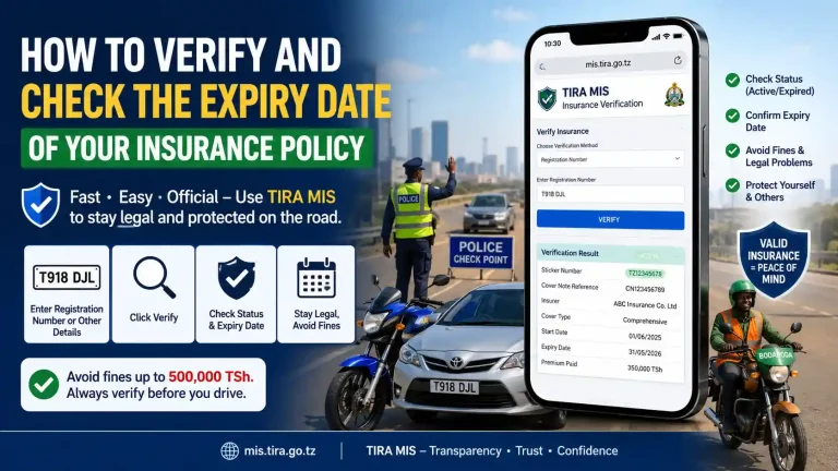 Check If Your Car Insurance Is Active or Expired in Tanzania